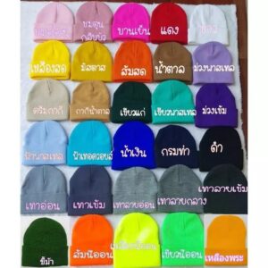 cc-065 th-11134207-7r98x-lp0b5abtf8fd9c หมวกไหมพรมเนื้อละเอียด เกรดA หมวกบีนนี่ สีสันสวยงาม ฟรีไซส์ ใส่ได้ทั้งเด็กและผู้ใหญ่ คละสี 80 ชิ้น